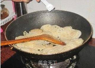 醋溜藕片的做法步骤:5