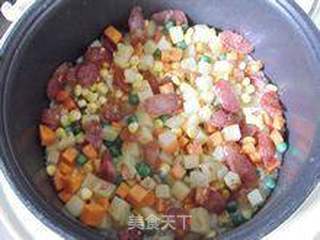 花样米饭(五)—腊肠土豆焖饭的做法步骤:10