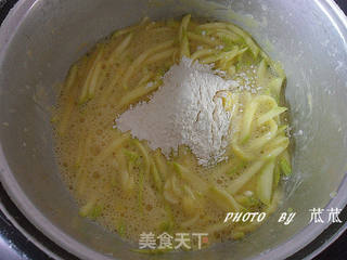 西葫芦蛋饼 (超详细超简单)的做法步骤:6