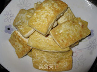 双椒炒豆腐的做法步骤:7