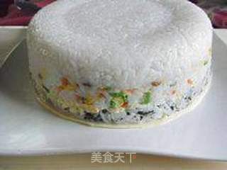花样米饭(七)—浪漫七夕—多味寿司蛋糕的做法步骤:18