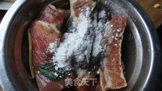 荷香玉米蒸排骨的做法步骤：11