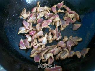 炒鸡胗的做法步骤:3