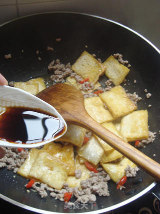 家常肉末豆腐的做法步骤:8