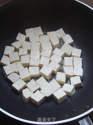 可乐豆腐的做法步骤:4