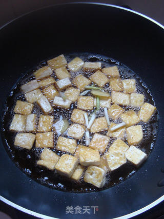 可乐豆腐的做法步骤:6