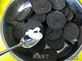夏日午后享受时光@@第一次做雪糕很成功~~奥利奥雪糕的做法步骤:2