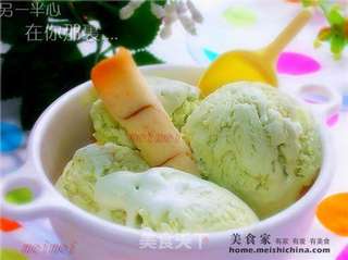爱上冰淇淋@@抹茶冰淇淋的做法步骤:9