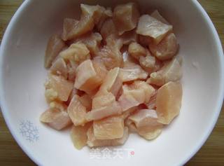酸豆角炒鸡丁的做法步骤:4