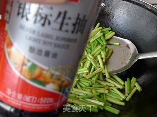 蒜薹炒肉片的做法步骤：4