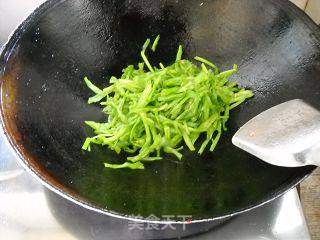 空心菜梗炒肉丝的做法步骤:7