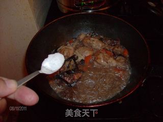 榛蘑炖鸡的做法步骤:8