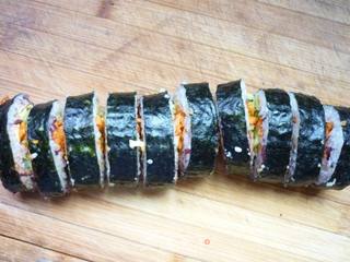 紫菜包饭的做法步骤:10