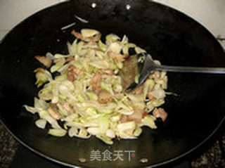 茭头炒猪肉的做法步骤:4