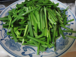 韭菜豆腐的做法步骤:2