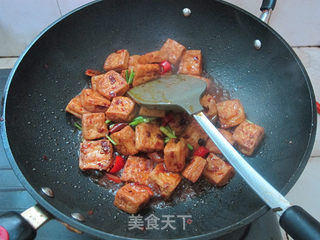 韭菜豆腐的做法步骤:12