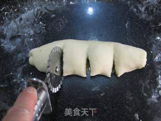 田园黑椒葱香面包的做法步骤:9