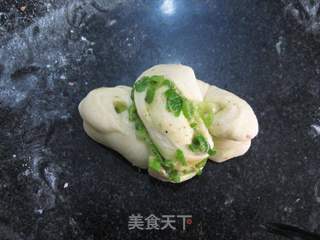 田园黑椒葱香面包的做法步骤:10