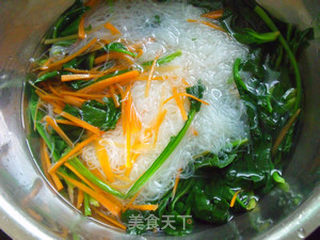 菠菜拌粉丝的做法步骤：5