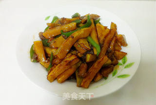 鱼香南瓜的做法步骤:7