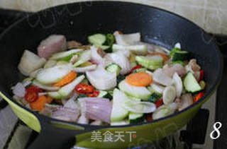 健康开胃的低脂美食 韩式大酱汤的做法步骤:8