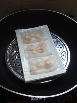 蒸虾肠粉的做法步骤:9