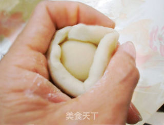 纯素绿豆酥皮月饼(甜咸两种馅料)的做法步骤:10