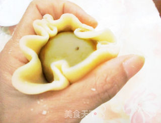 纯素绿豆酥皮月饼(甜咸两种馅料)的做法步骤:16