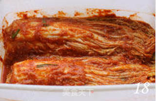 韩国美食中最受中国人喜爱的一味 韩式辣白菜的做法步骤:18