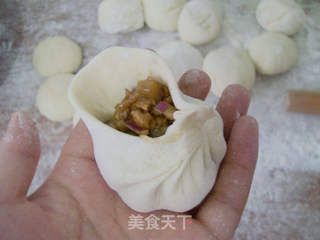 酱肉包的做法步骤:8
