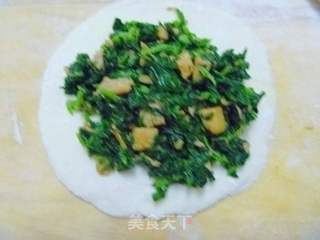 【花样饼系列】酱香鸡肉苋菜盒子的做法步骤：16