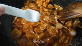 夏季开胃菜----- 韩式泡菜炒牛肉的做法步骤：12