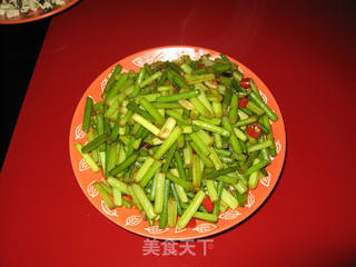 清炒蒜苔的做法步骤：8