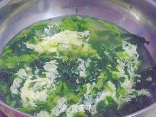 【快手汤羹】菠菜鸡蛋汤的做法步骤：7