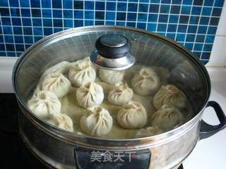 三鲜烫面蒸包的做法步骤:17