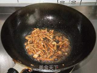 茭白炒肉丝的做法步骤：7