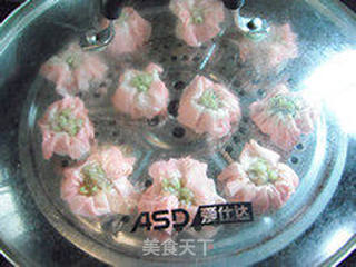 鲜花般的美食—牡丹烧麦的做法步骤:14