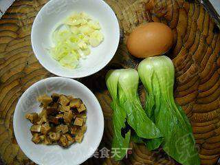 香菇豆酱甘蓝面的做法步骤:6
