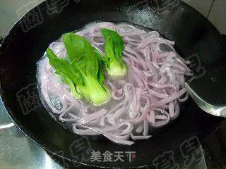 香菇豆酱甘蓝面的做法步骤:16
