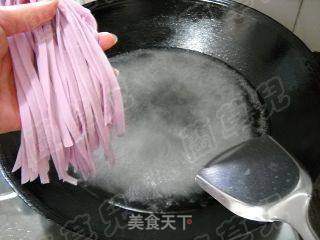 香菇豆酱甘蓝面的做法步骤:15
