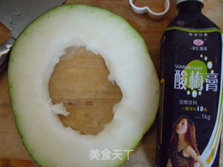 酸梅冬瓜脯的做法步骤：1