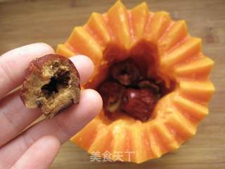 美白润肤糖水—红枣木瓜炖鲜奶的做法步骤:5