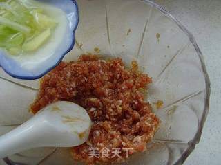 猪肉豆角水饺的做法步骤:5