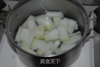 清肠消脂的冬瓜粉丝清汤的做法步骤:4