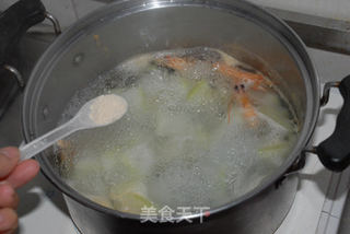 清肠消脂的冬瓜粉丝清汤的做法步骤:9