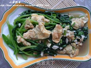 【菠菜炒鸡蛋】营养好吸收的做法步骤:7
