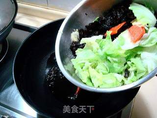 快捷制作爽口小菜“油炝包心菜”的做法步骤：5