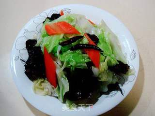 快捷制作爽口小菜“油炝包心菜”的做法步骤：6