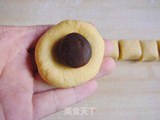 爱不释手—迷你豆沙南瓜饼的做法步骤:9