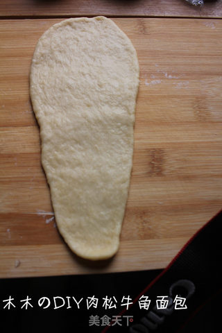 肉松牛角面包的做法步骤:6